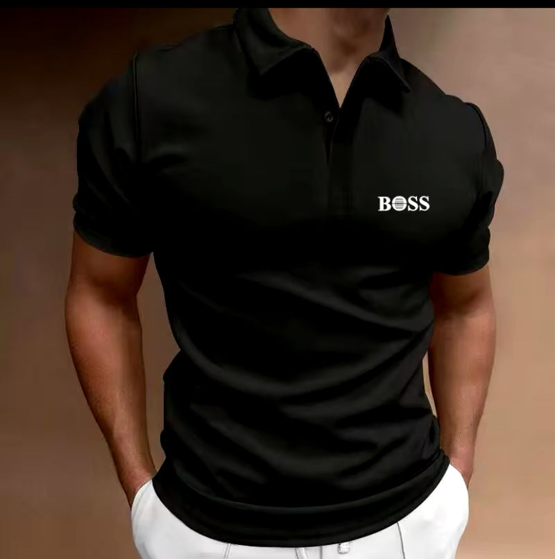 Polo de Negócios de Luxo Masculino, Alta Qualidade