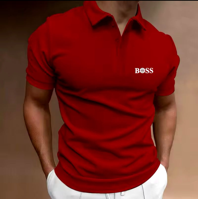 Polo de Negócios de Luxo Masculino, Alta Qualidade