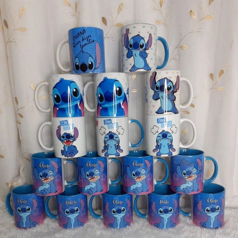 CANECA STITCH COM CAIXINHA PARA PRESENTE