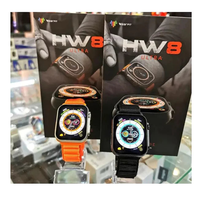 Smartwatch HW8 Ultra Relógio Inteligente Série 8 IWO Lançamento Original Com Duas Pulseiras