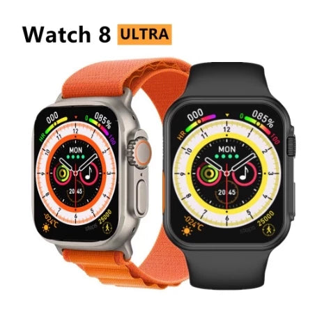 Smartwatch HW8 Ultra Relógio Inteligente Série 8 IWO Lançamento Original Com Duas Pulseiras