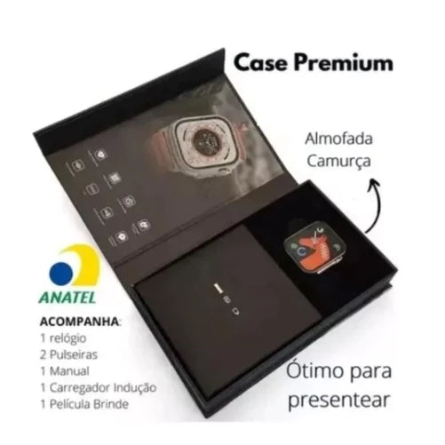 Smartwatch HW8 Ultra Relógio Inteligente Série 8 IWO Lançamento Original Com Duas Pulseiras